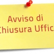Unicoop - UFFICI CHIUSI